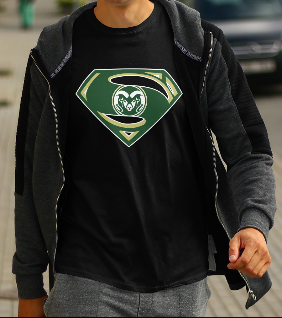 Colorado State Rams Superman T-Shirt