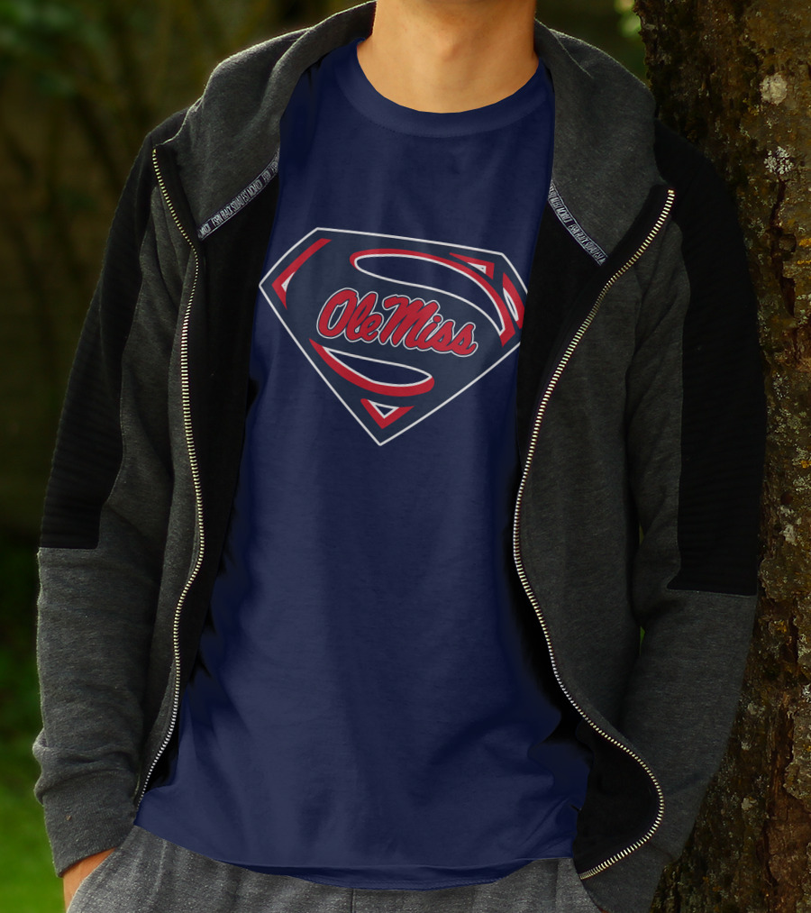 Ole Miss Superman S T-Shirt