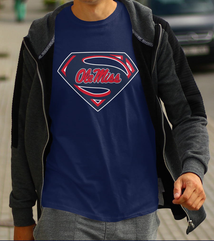 Ole Miss Superman S T-Shirt