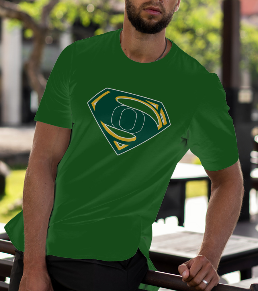 Superman Logo Oregon Ducks Color T-Shirt