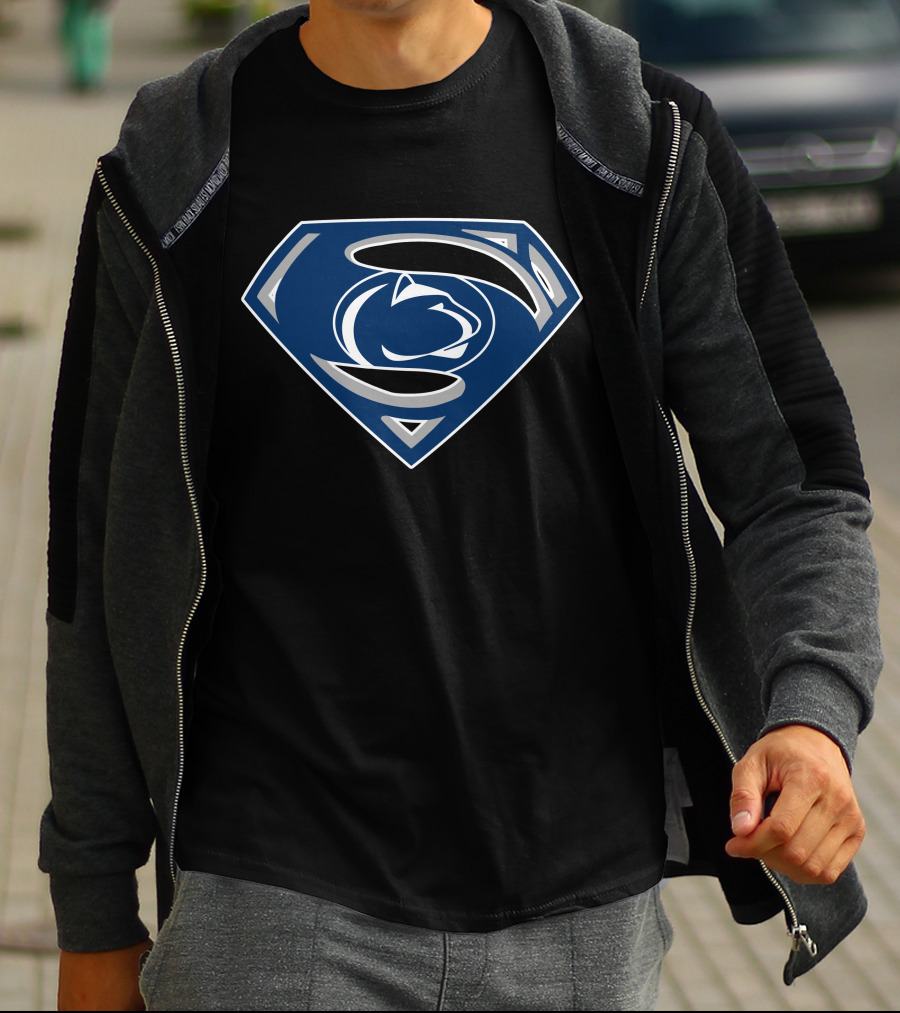 Superman Penn State Nittany Lions Emblem T-Shirt