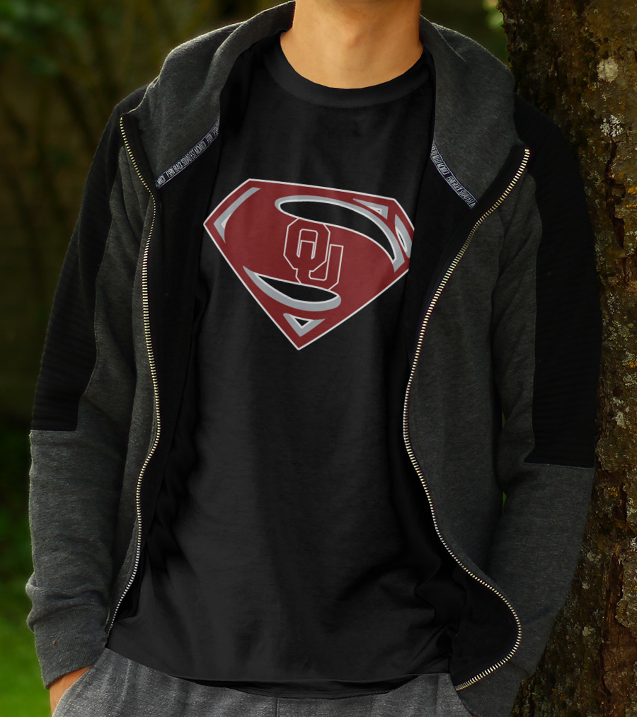 OU Superman Logo Sooners T-Shirt