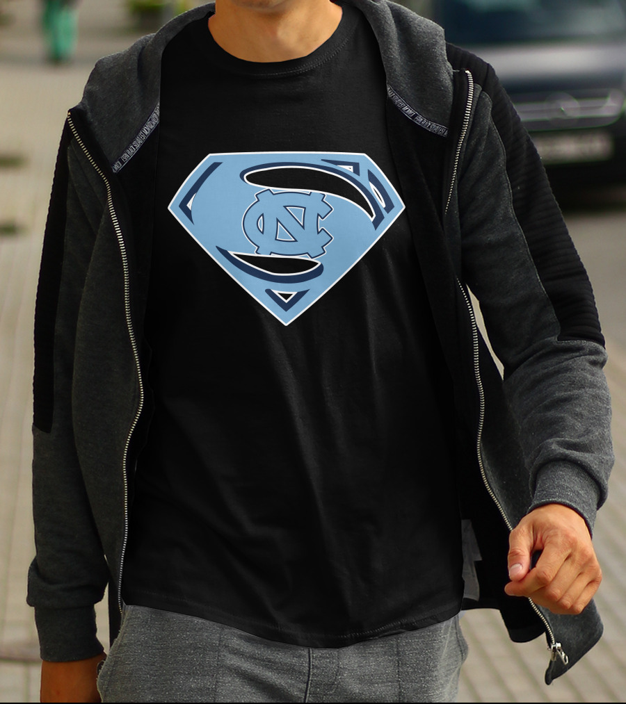 UNC Tar Heels Superman T-Shirt