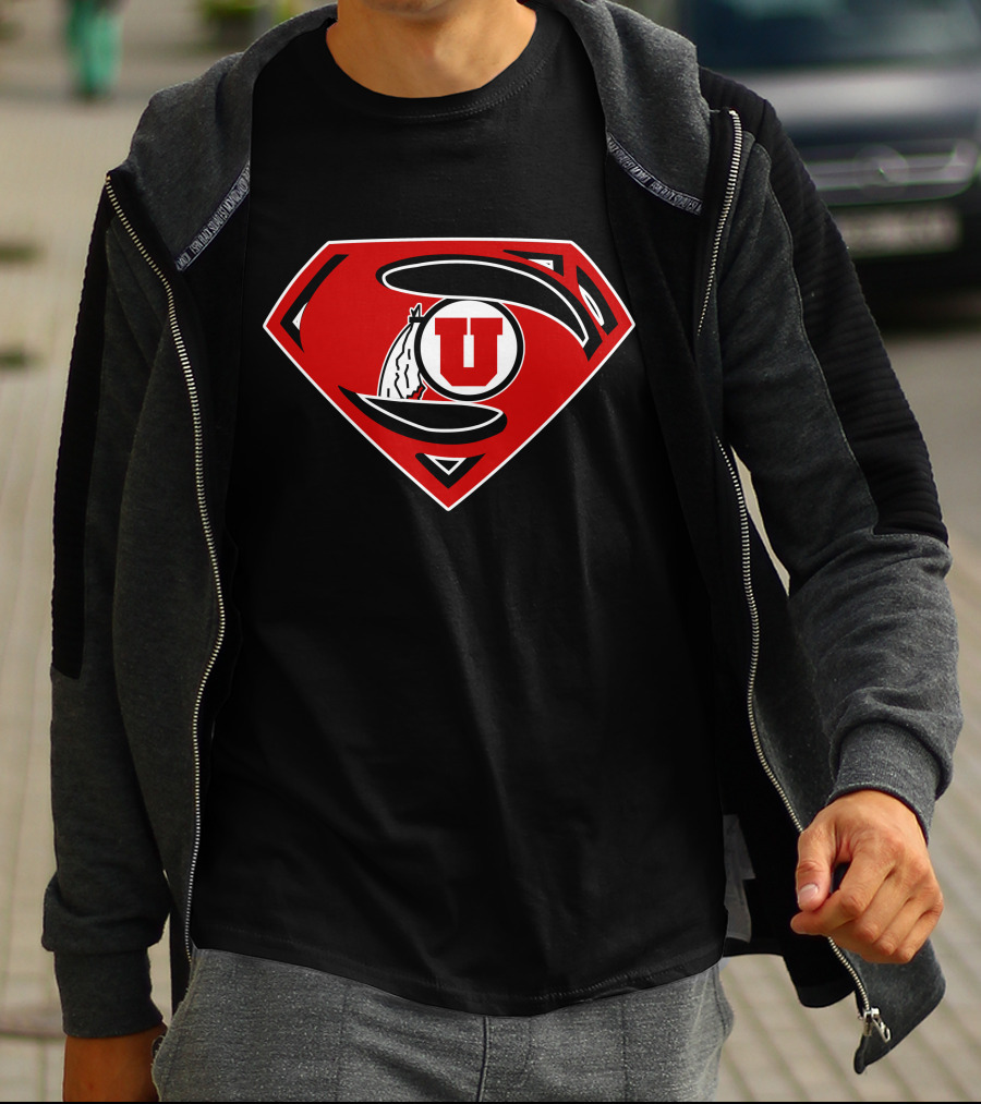 University Of Utah Superman Logo Utes T-Shirt