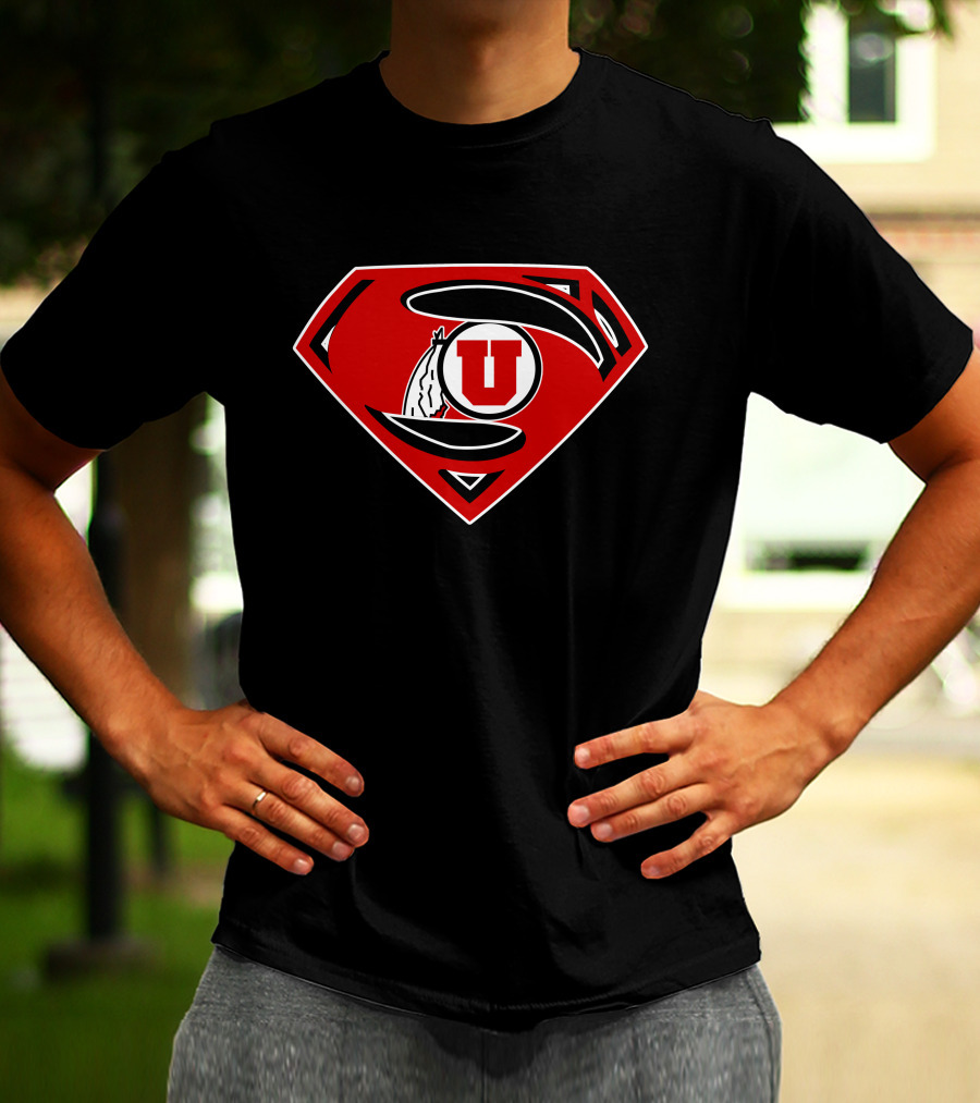 University Of Utah Superman Logo Utes T-Shirt