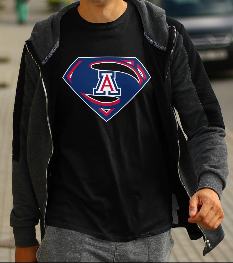 Arizona Wildcats Superman T-Shirt
