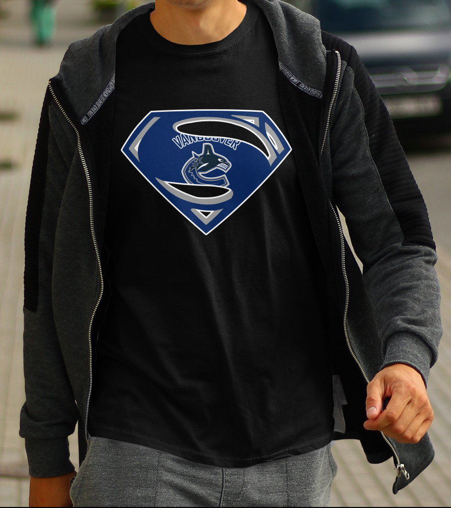 Vancouver Canucks Superman T-Shirt