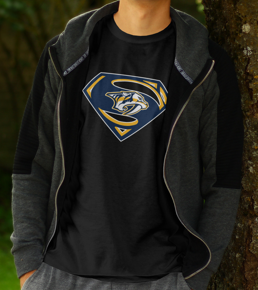Superman Nashville Predators T-Shirt