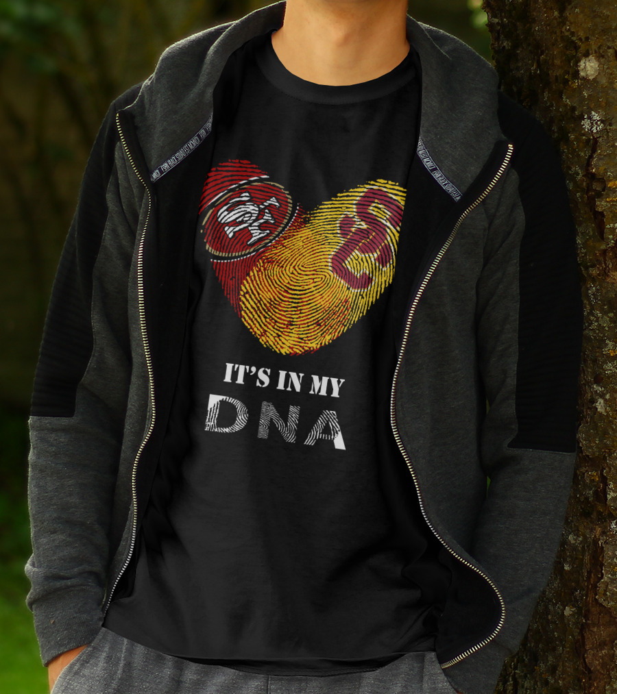 49ers And Usc Trojans It's In My Dna T-Shirt