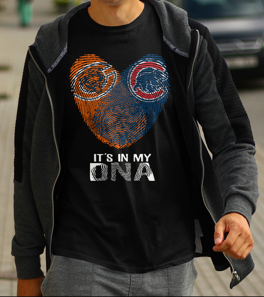 Bears Cubs Logos It's In My DNA T-Shirt