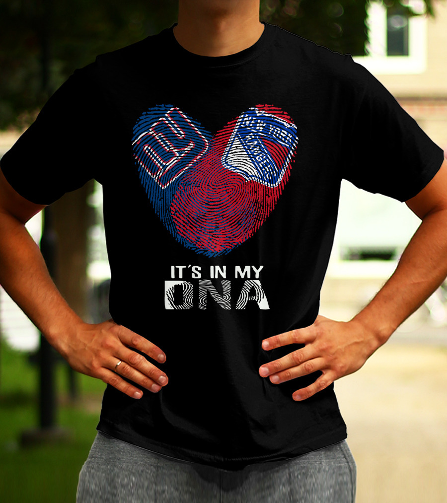 New York Giants Rangers It's In My Dna T-Shirt