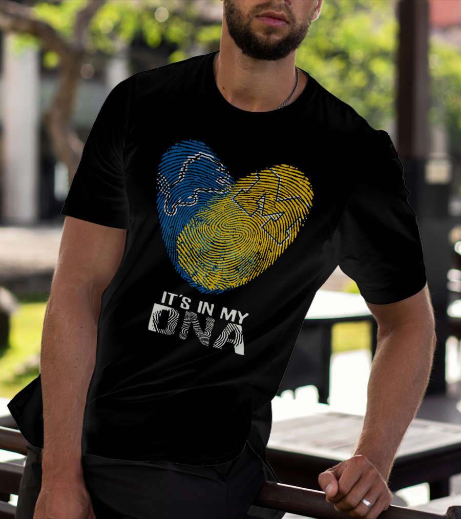 Lions Michigan M It's In My DNA T-Shirt