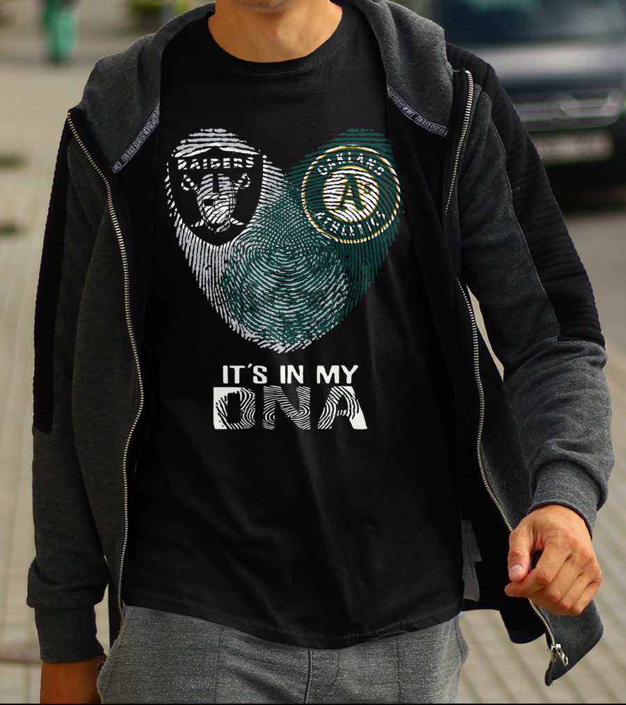 Raiders Oakland Athletics It's In My DNA T-Shirt