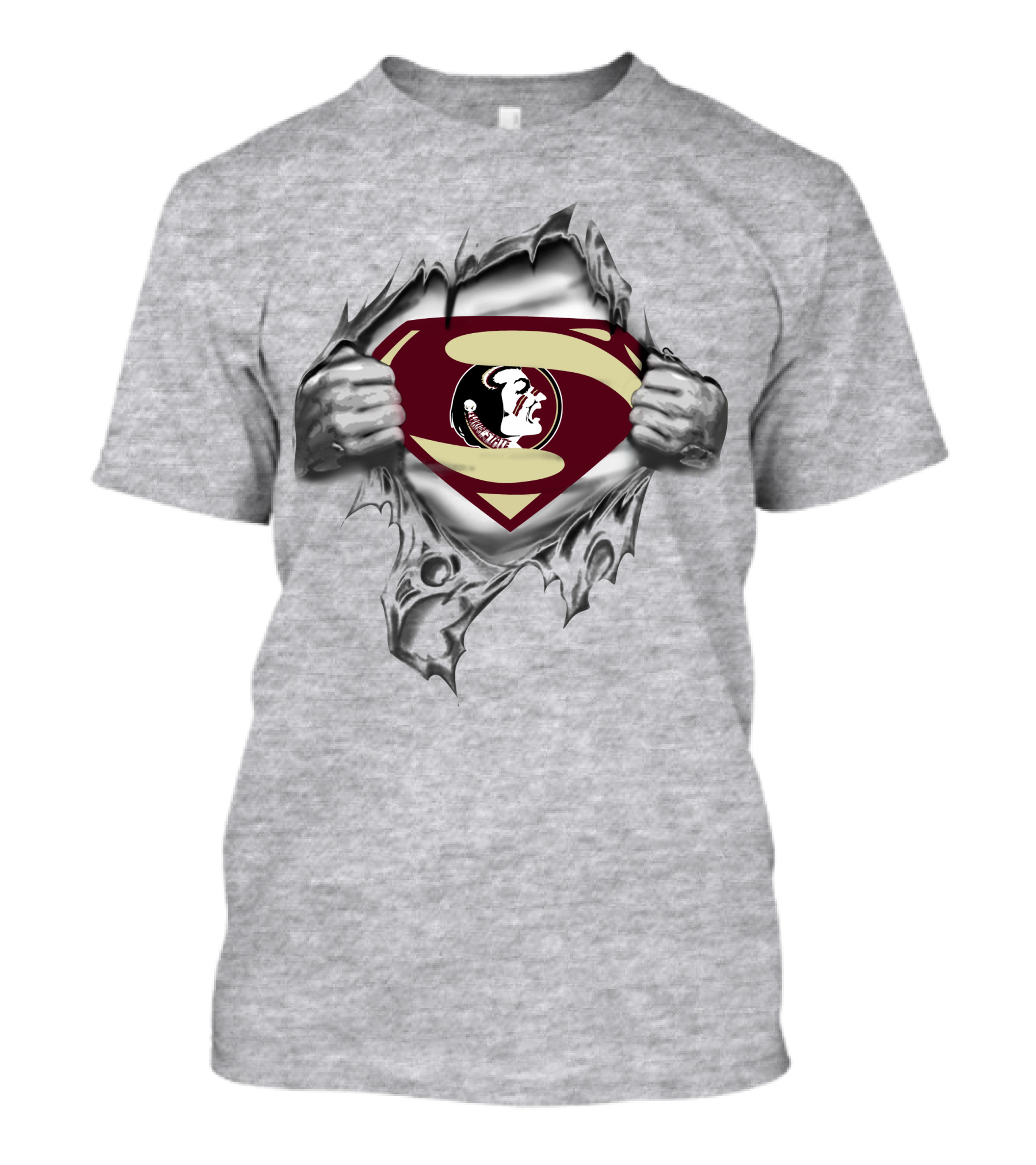 Seminoles Superman Logo With FSU Emblem T-Shirt
