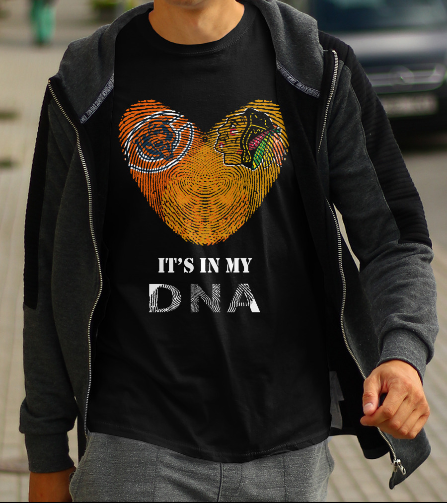 Chicago Bears Blackhawks It's In My DNA T-Shirt