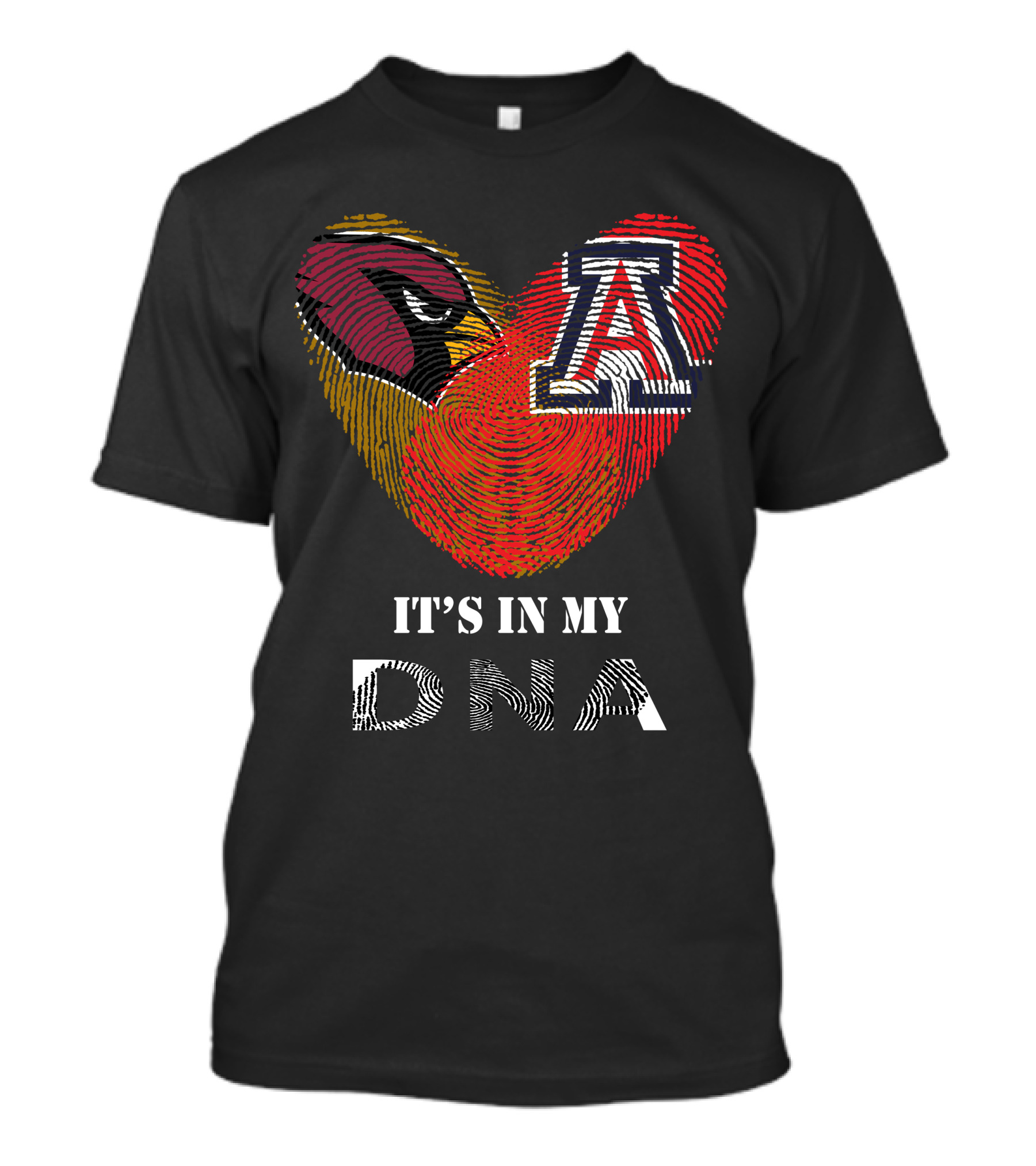 Arizona Cardinals Wildcats Heart It's In My DNA T-Shirt