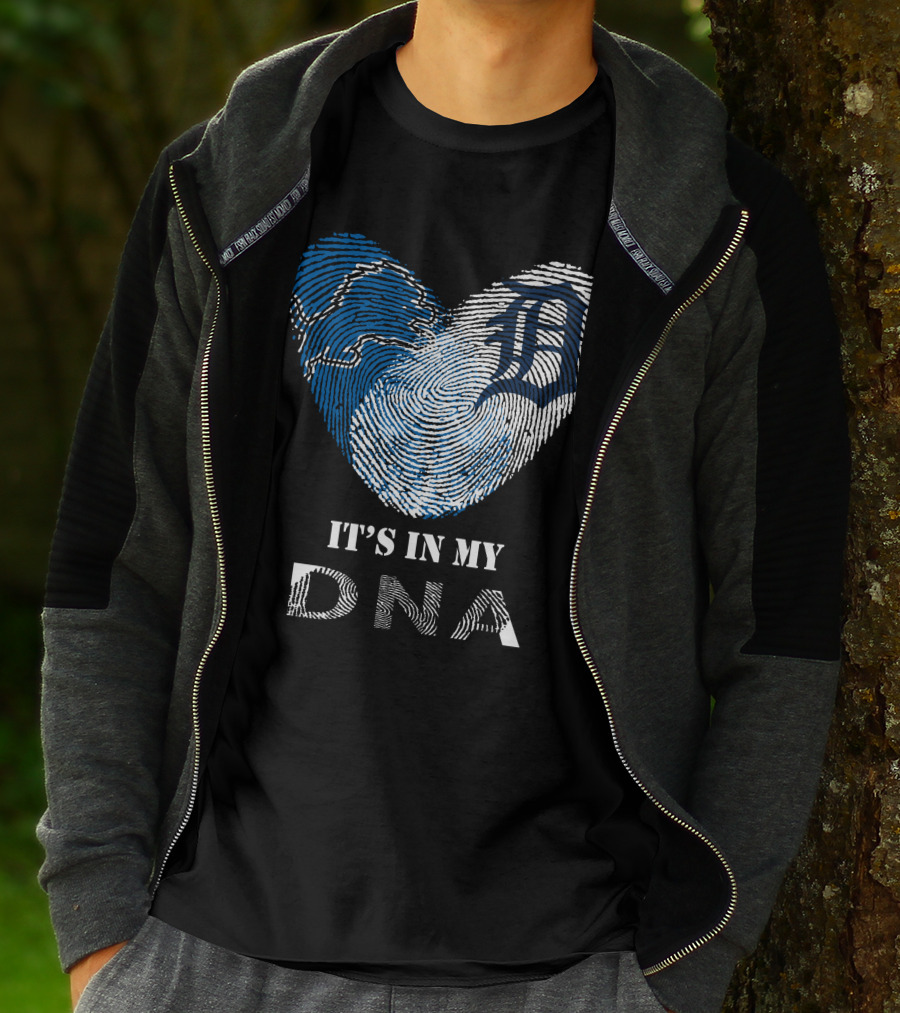 Detroit Tigers Heart It's In My DNA T-Shirt