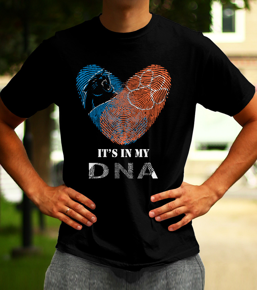 Panthers Clemson Tigers Heart It's In My DNA T-Shirt