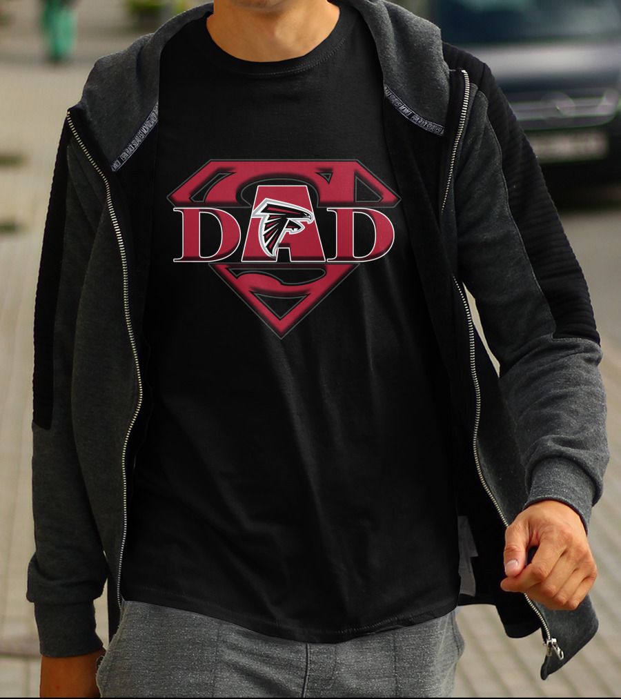 Atlanta Falcons Super Dad Superman T-Shirt