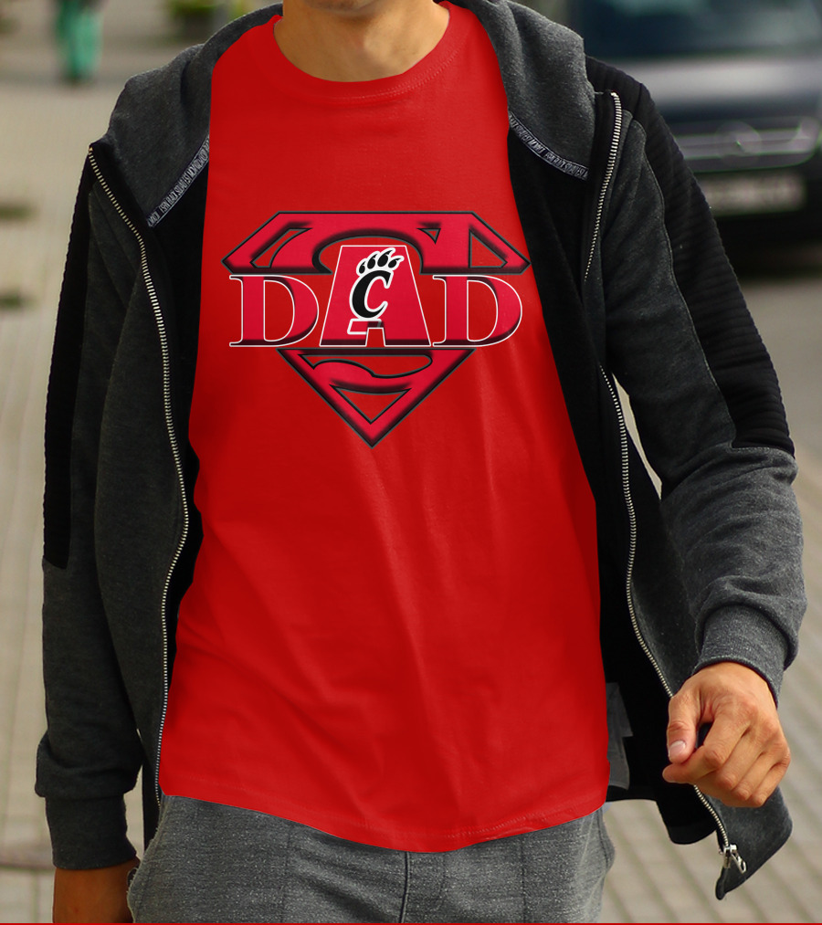 Cincinnati Bearcats Super Dad T-Shirt