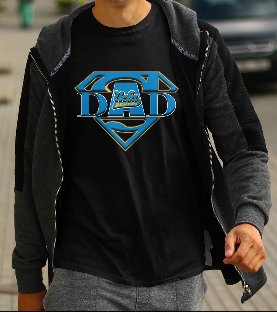 UCLA Bruins Super Dad Superman Emblem T-Shirt