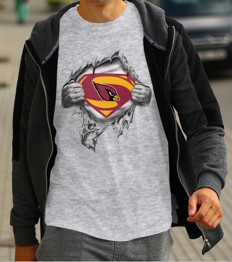 Cardinals Superhero Symbol Fusion T-Shirt