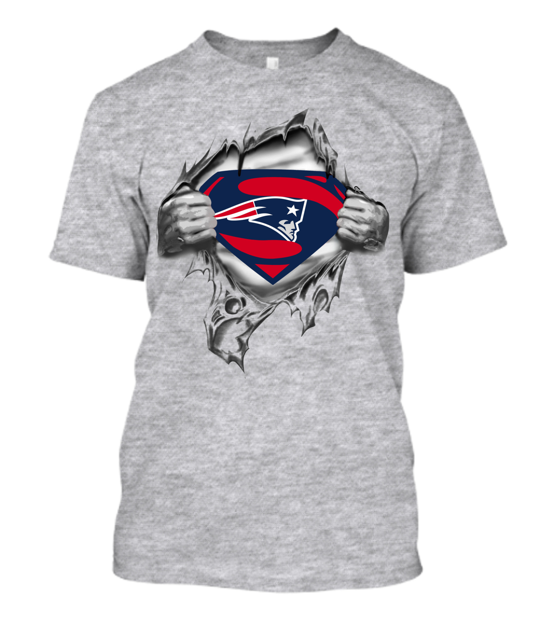 Patriots Logo Superhero Emblem Fusion T-Shirt