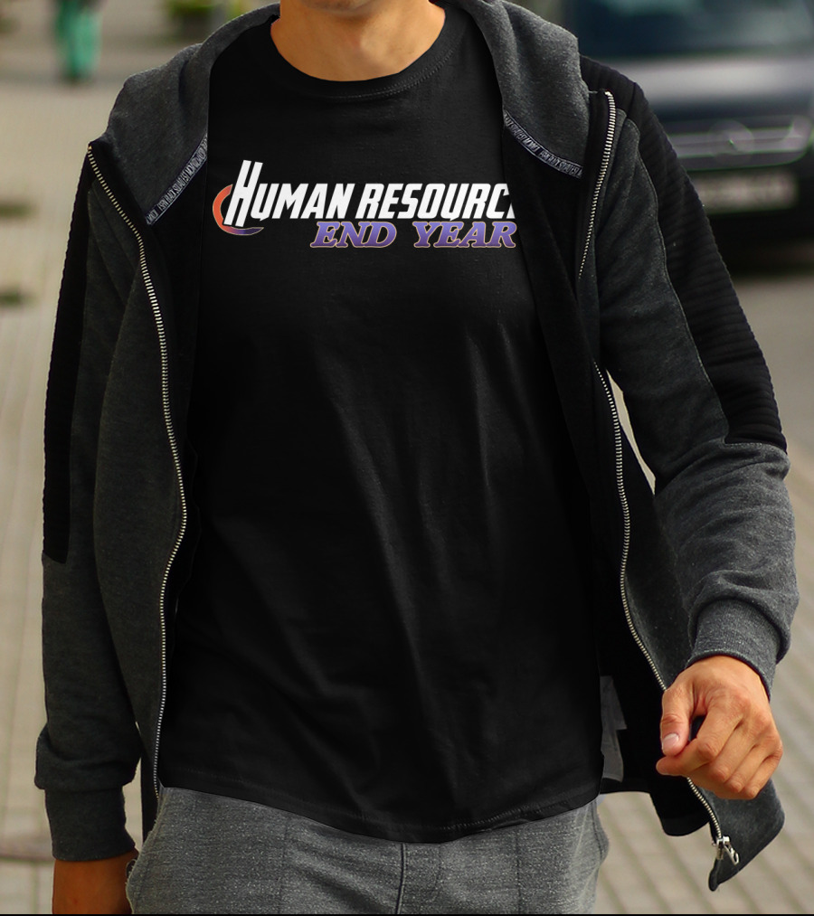 Human Resource End Year Celebration With Iconic Hawk Symbols T-Shirt