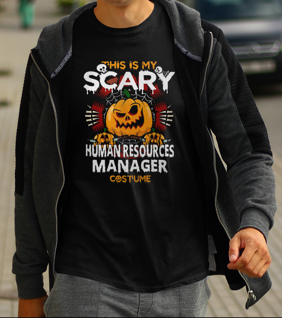 This Is My Scary Human Resources Manager Costume Halloween T-Shirt