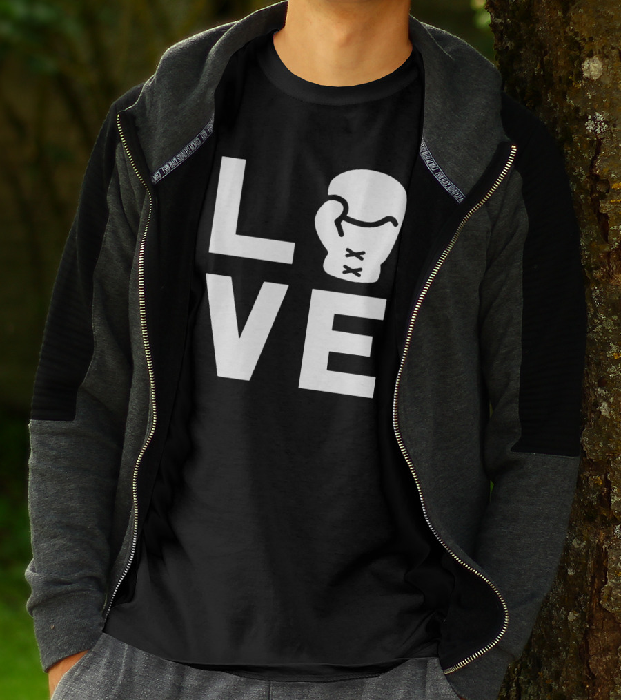 Love Boxing Glove Cool Boxer Iconic Sports T-Shirt