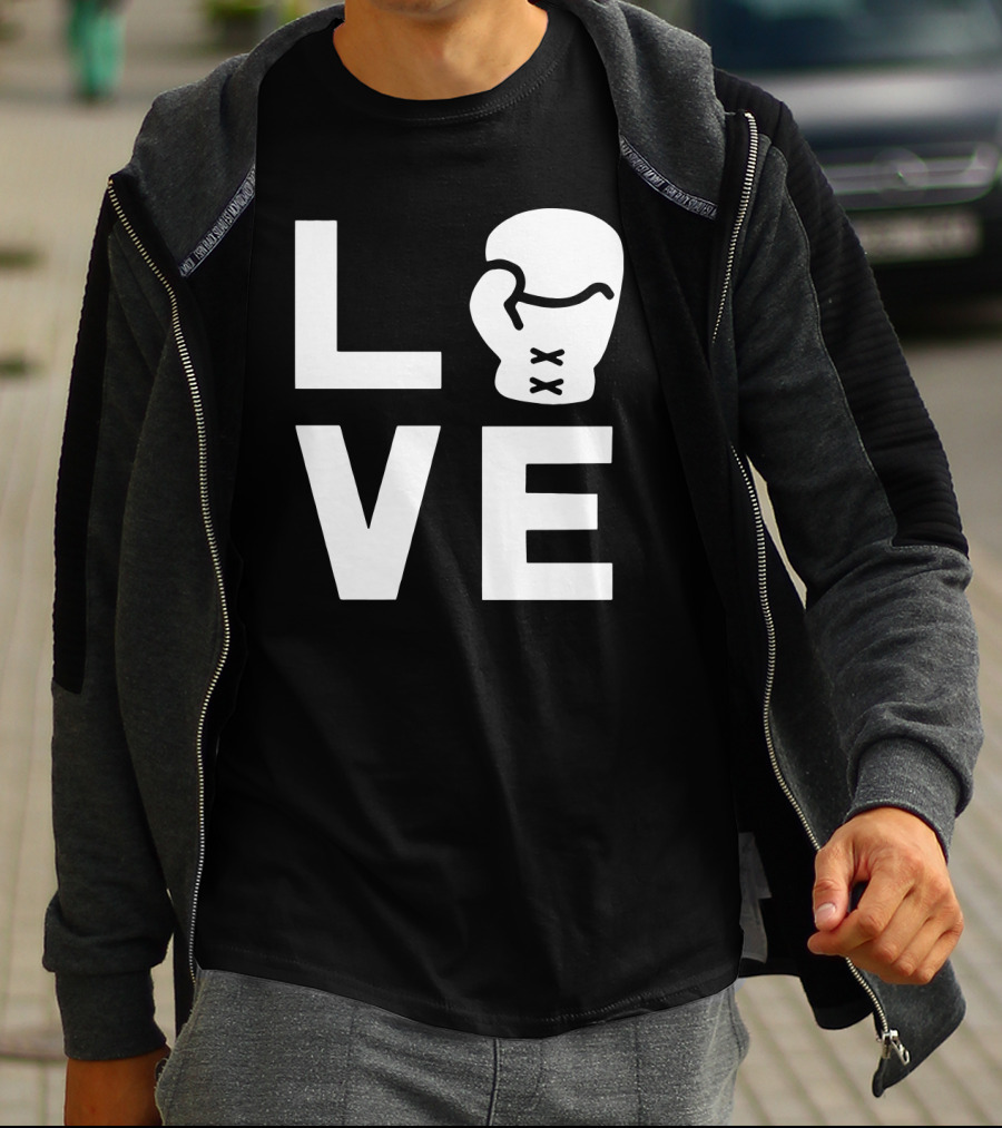Love Boxing Glove Cool Boxer Iconic Sports T-Shirt