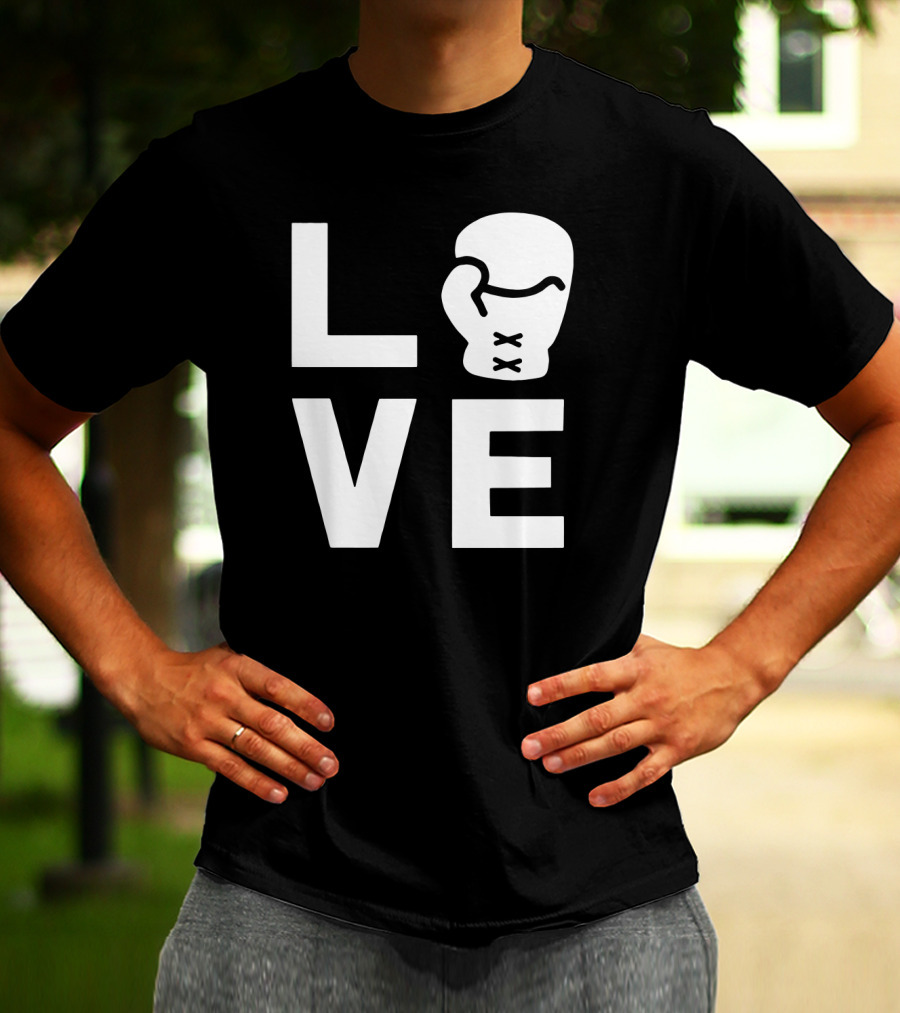 Love Boxing Glove Cool Boxer Iconic Sports T-Shirt