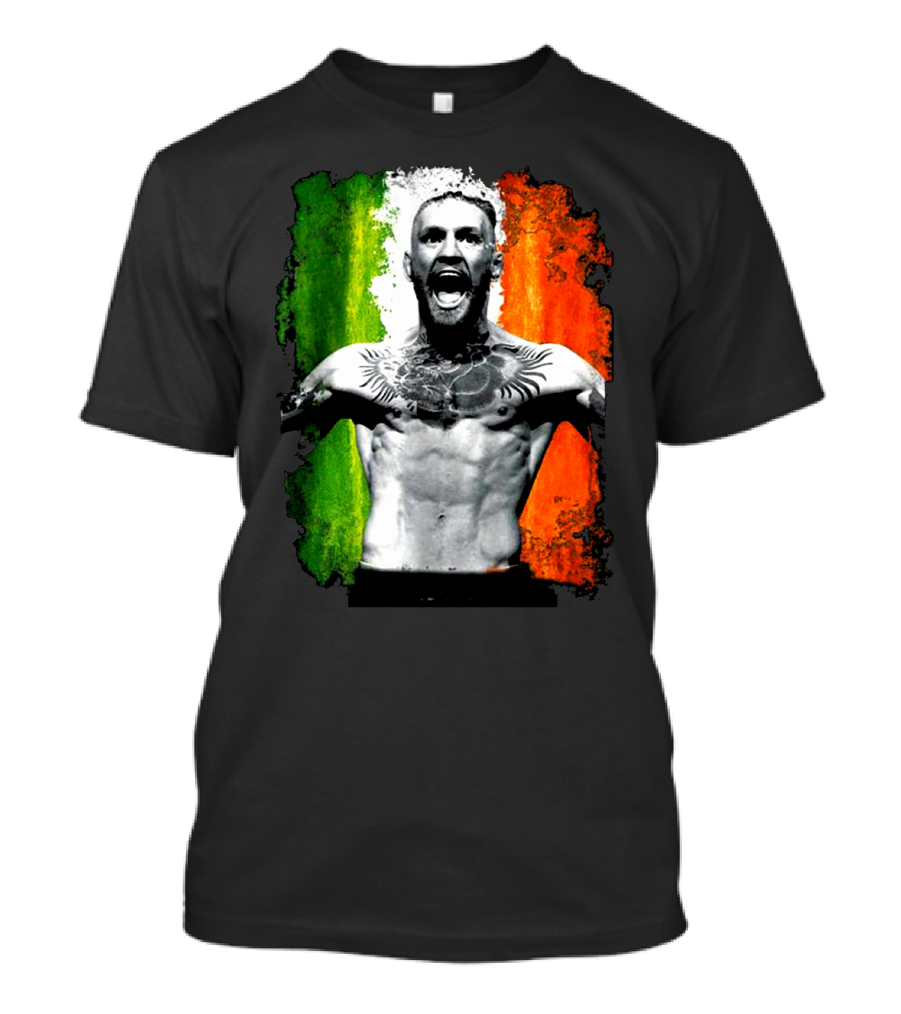 Conor Mcgregor Irish Flag Tribute Athlete T-Shirt