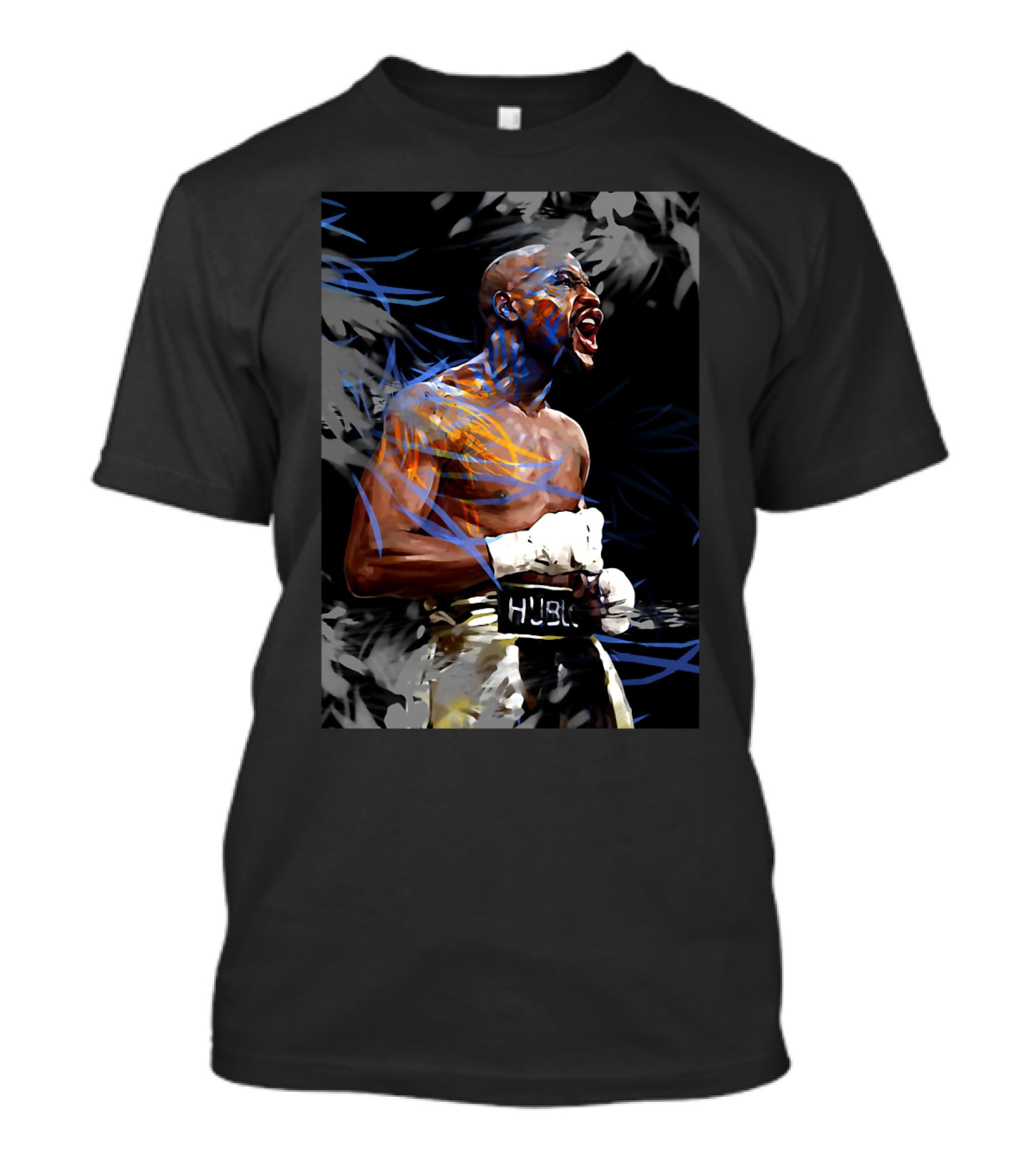 Hugo Floyd Boxing Champion Athletic Expression Dynamic T-Shirt