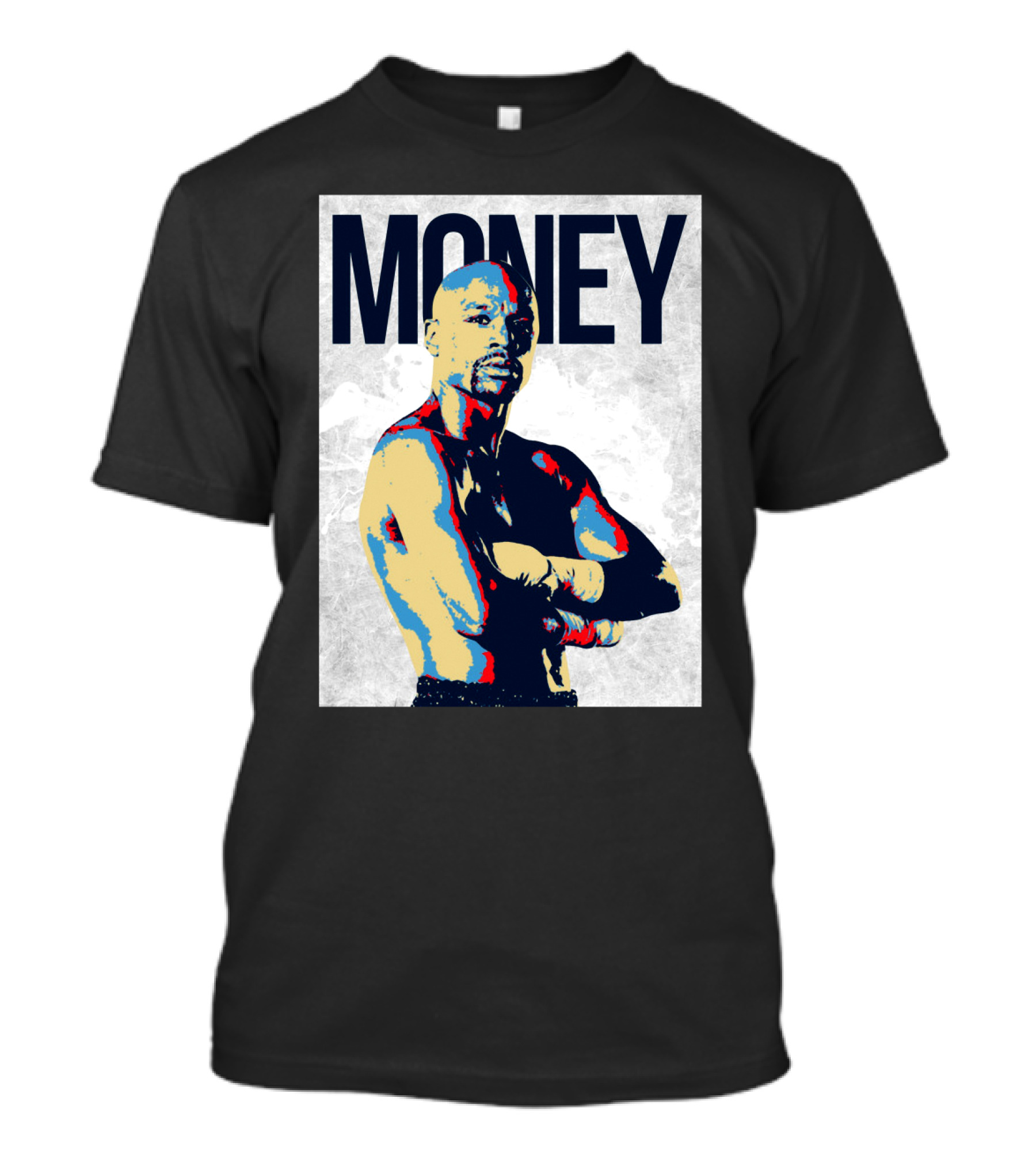 Money Boxer In Multicolor Pop Art Style T-Shirt