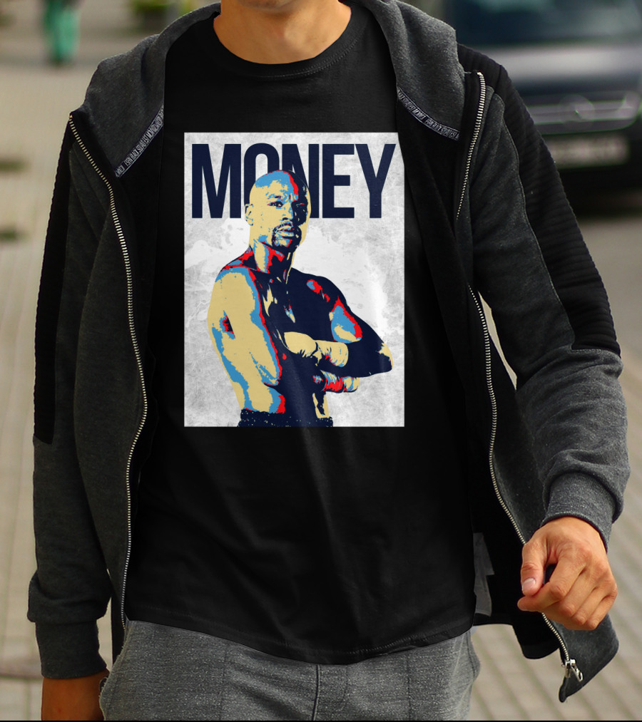 Money Boxer In Multicolor Pop Art Style T-Shirt