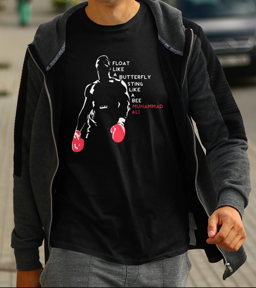 Muhammad Ali Float Like A Butterfly Sting Like A Bee T-Shirt