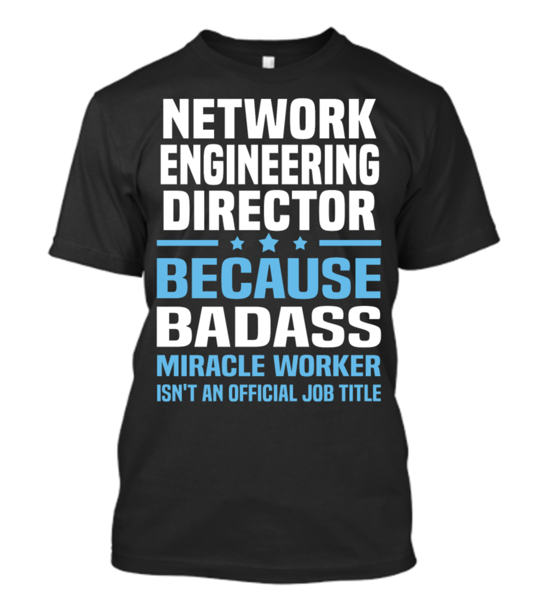 Network Engineering Director Because Badass Miracle Worker Isn't An Official Job Title T-Shirt