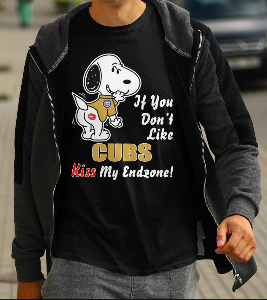 If You Don't Like Cubs Kiss My Endzone T-Shirt