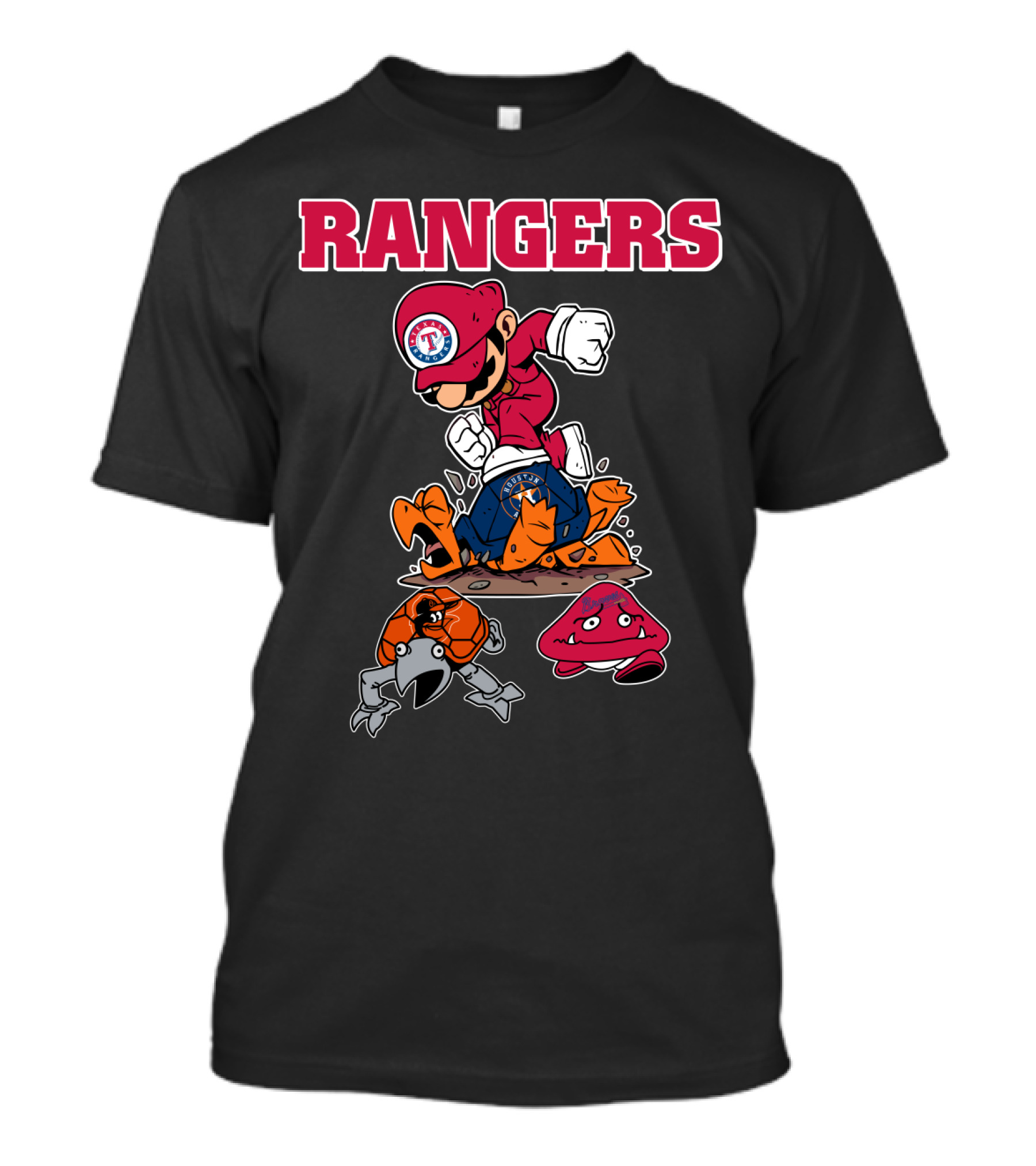 Rangers Texas Baseball Super Plumber T-Shirt