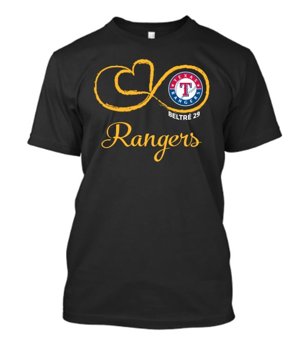 Texas Rangers Beltre 29 Infinity Symbol T-Shirt