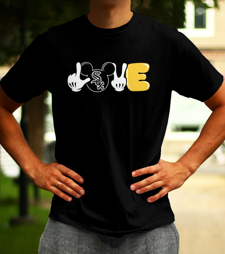 Love White Sox Mickey Style T-Shirt