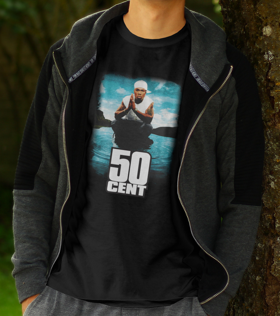 Cent Iconic Album Cover With Praying Pose And Sky T-Shirt