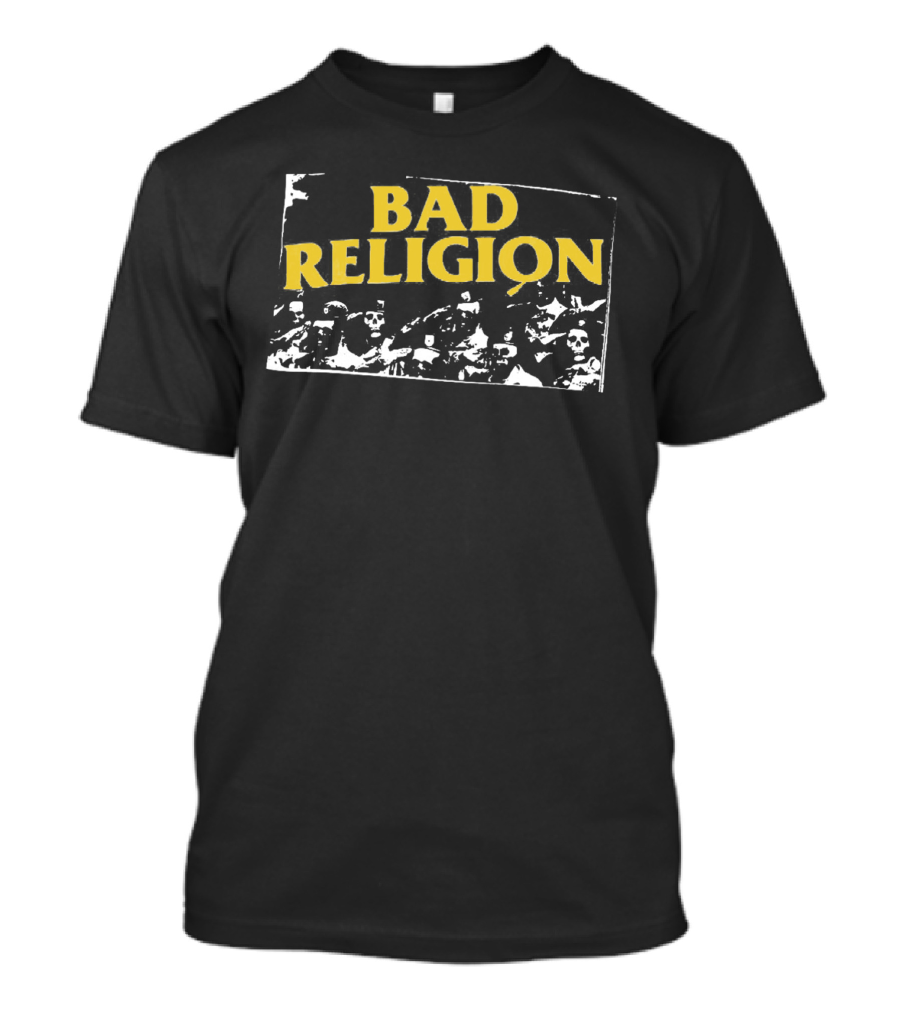 Bad Religion Skeleton Crew Punk Rock Band T-Shirt