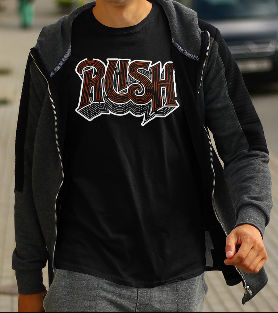 Rush Logo Bold Retro Style T-Shirt
