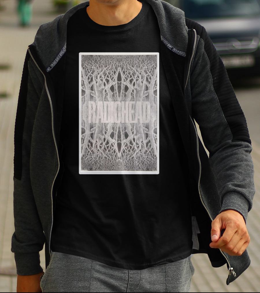 Radiohead Tree Symmetry Visuals T-Shirt