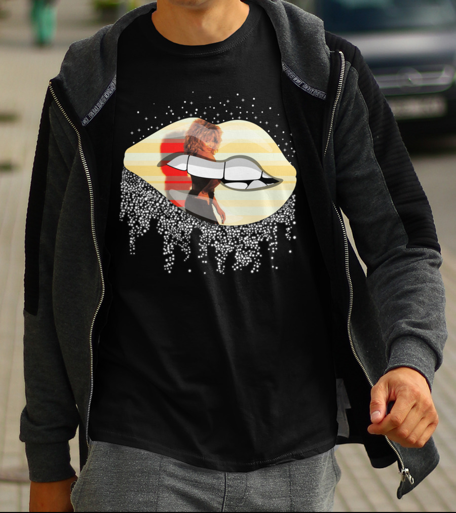 Tina Turner Lips Iconic Performance T-Shirt