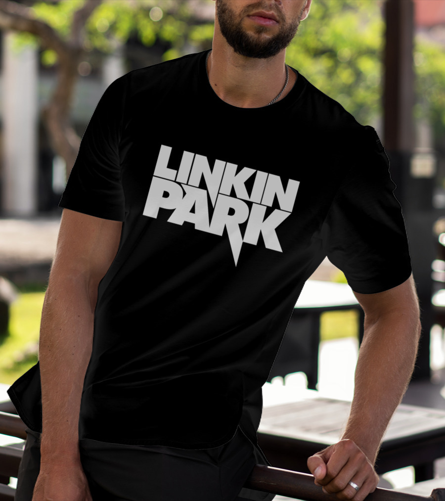 Linkin Park Logo Rock Band Black T-Shirt