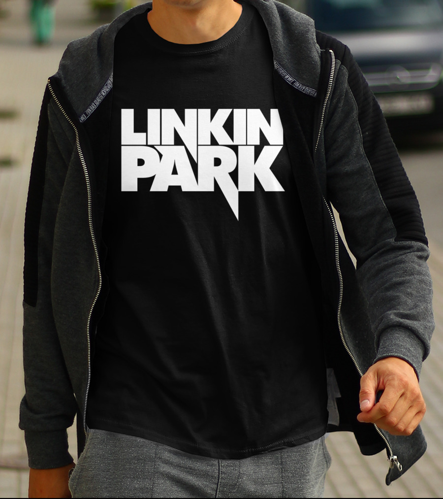 Linkin Park Logo Rock Band Black T-Shirt