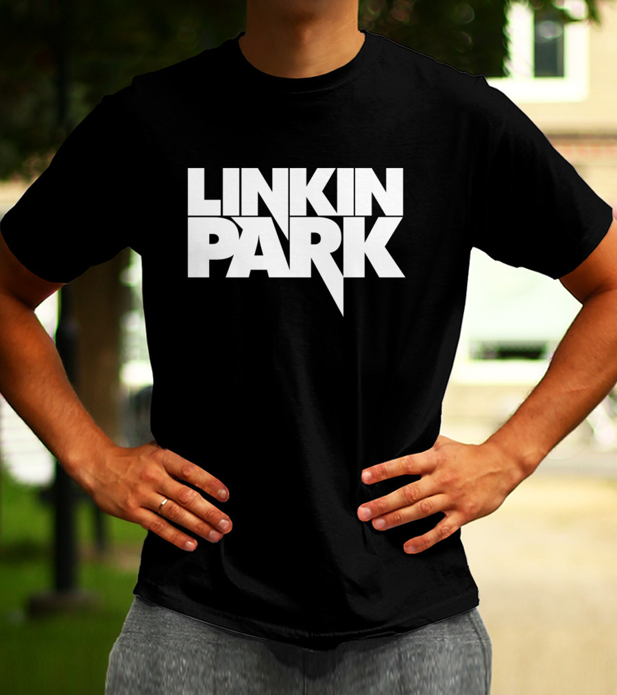 Linkin Park Logo Rock Band Black T-Shirt